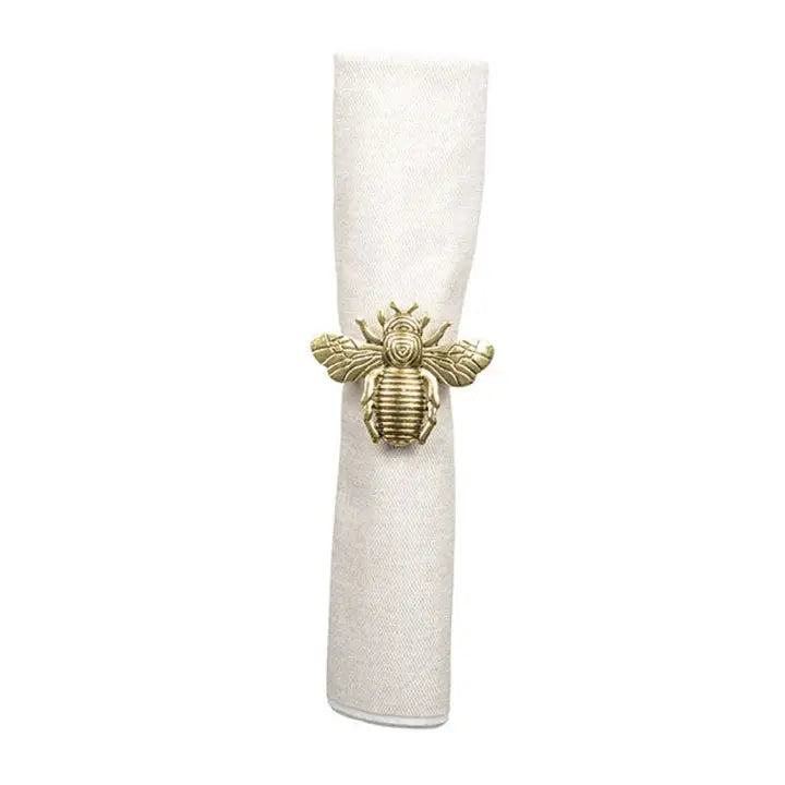 Set of 4 Bee Napkin Rings