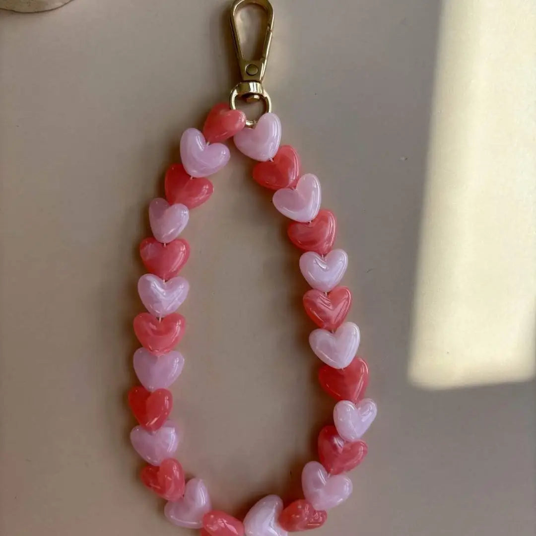 Big Heart Phone Cord ¦ Pale Pink