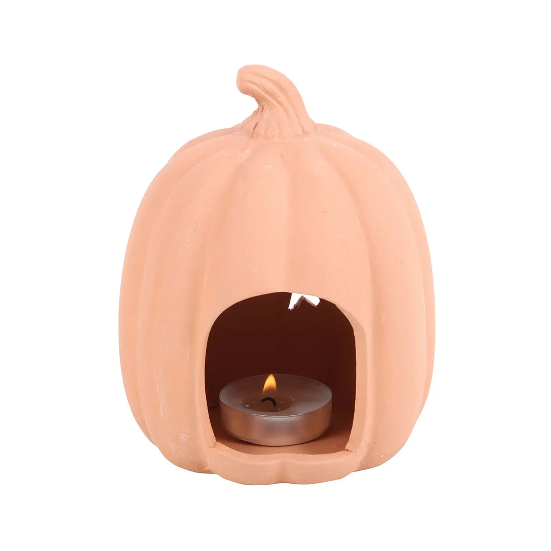Terracotta Halloween Pumpkin 9cm