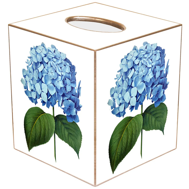 Blue Hydrangea Tissue Box Cover-Tissue Boxes-LNH Edit