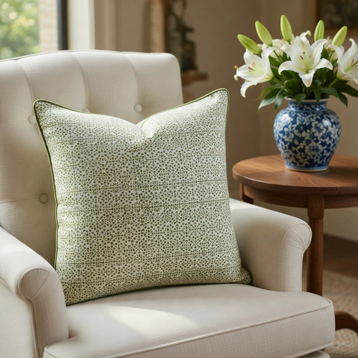 Ellie Green Cushion Cover