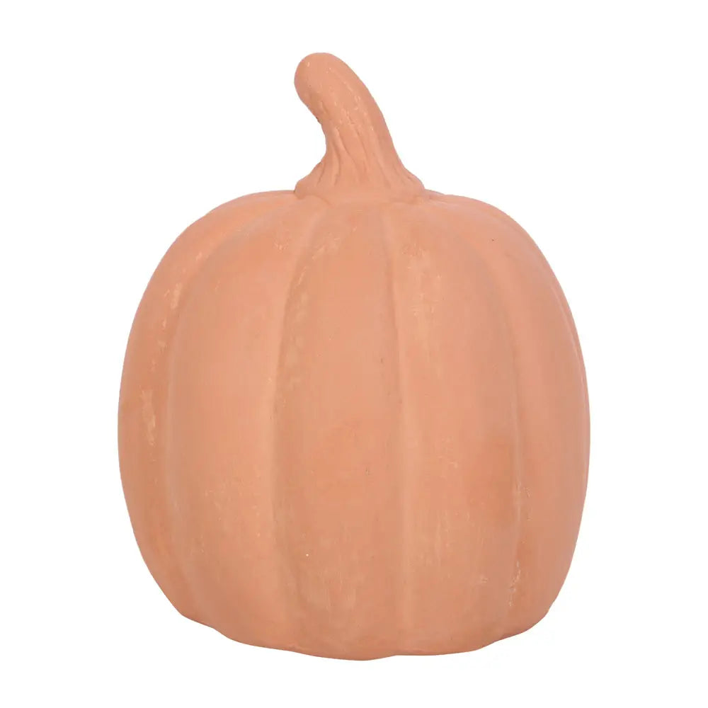 Terracotta Halloween Pumpkin 15cm