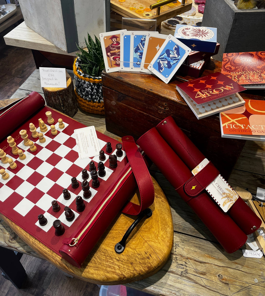 Premium Chess Set - Vegan Leather