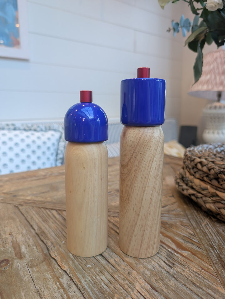 Salt/Pepper Grinder Blue and Red (Large)