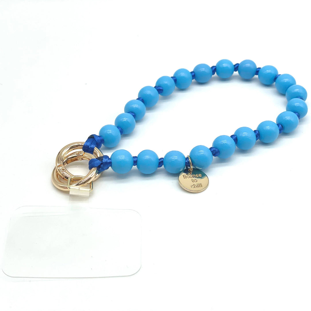 Blue on Blue Short Phone Chain