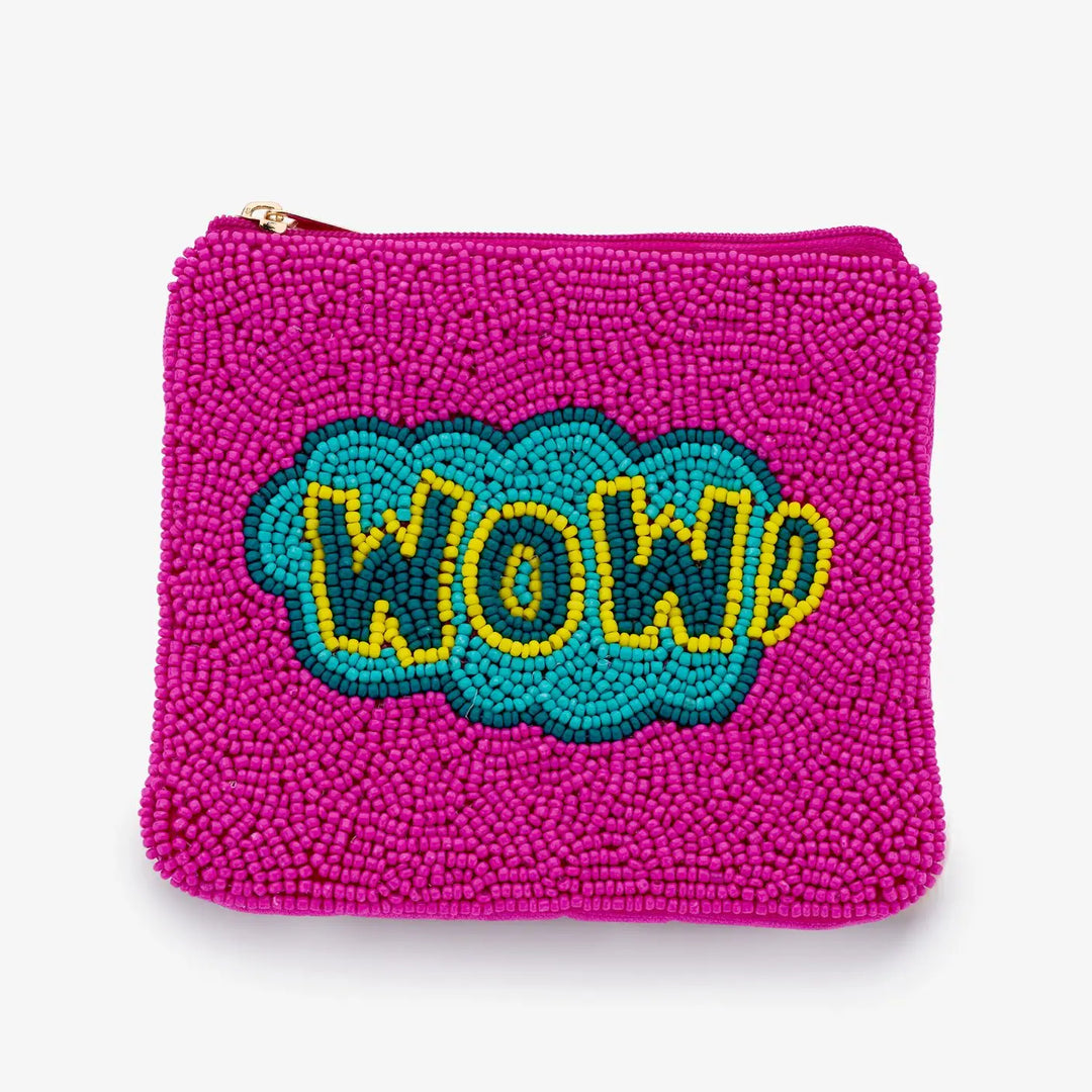 Wow Beaded Pouch