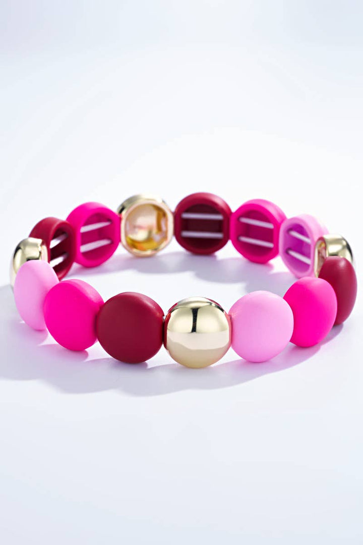 Pink Bead Bracelet