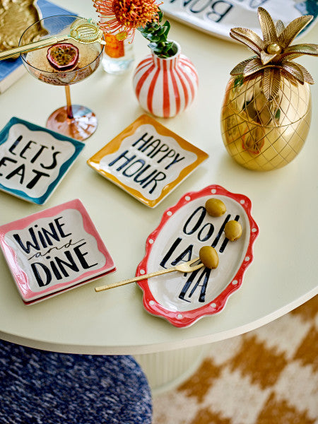 Ooh la la Plates, Set of 4