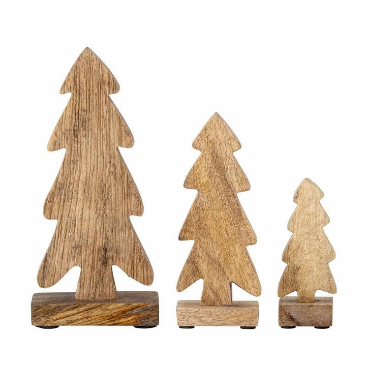 Wooden tree set of 3