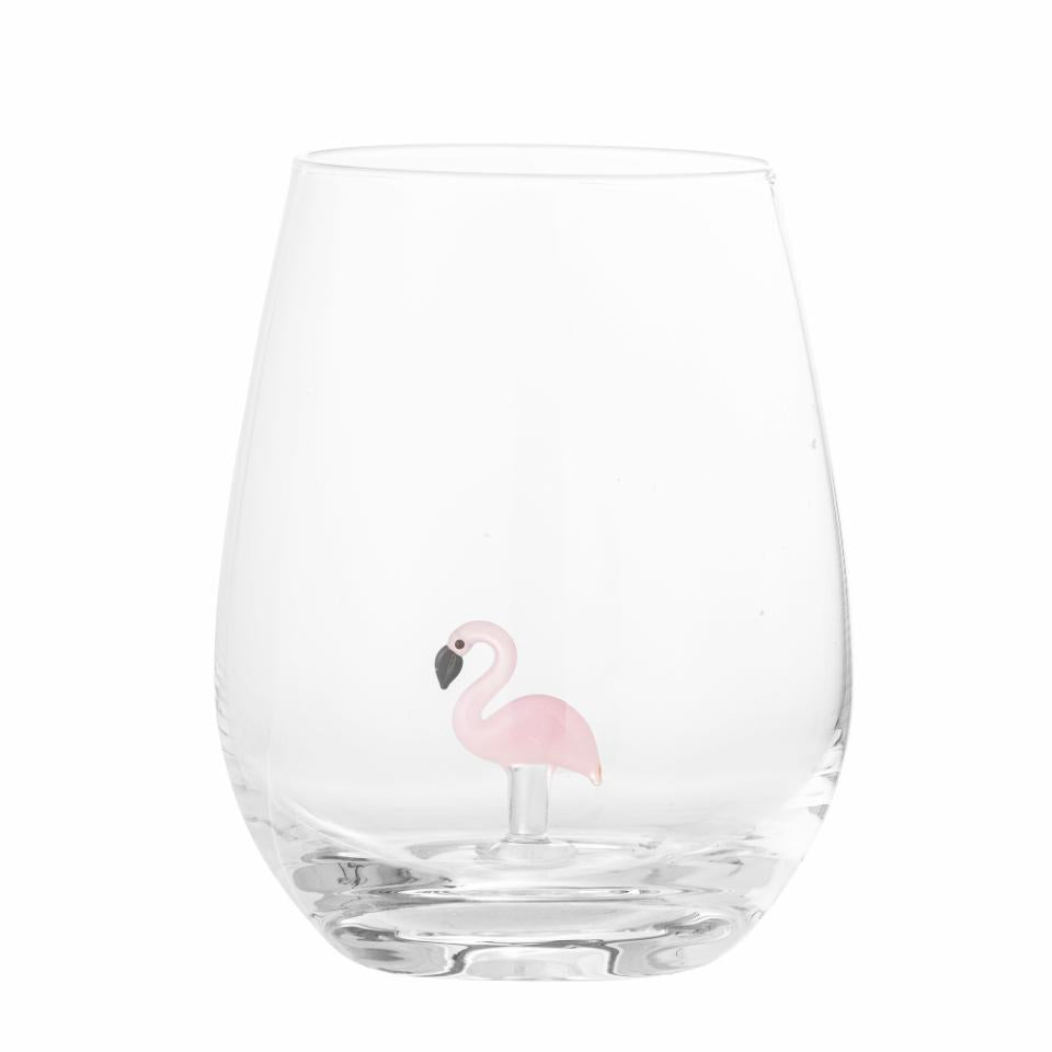 Misa flamingo Drinking Glass, sold individually-Water Glasses-LNH Edit