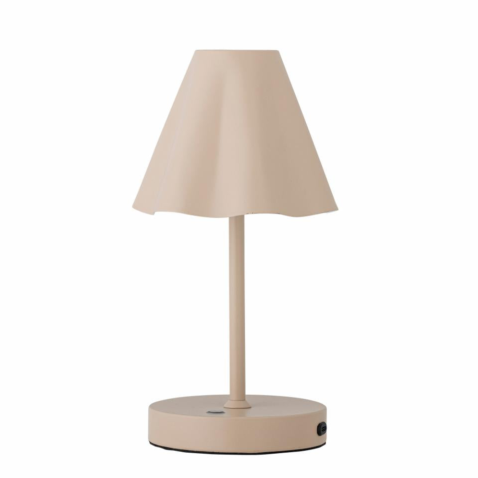 Lianna Portable Lamp, Rechargeable, Cream