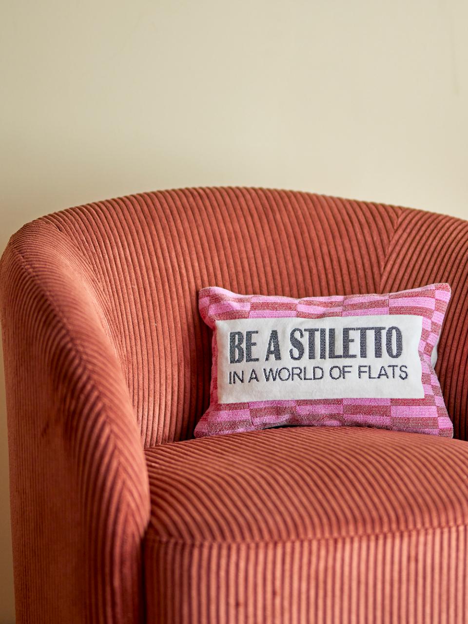 Elder Cushion, pink, Cotton