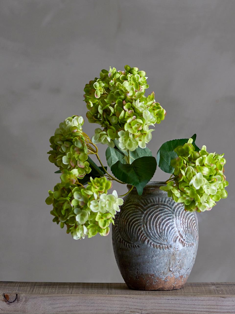 Hydrangea faux Stem, White