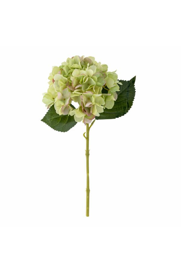 Hydrangea Single faux Stem, White