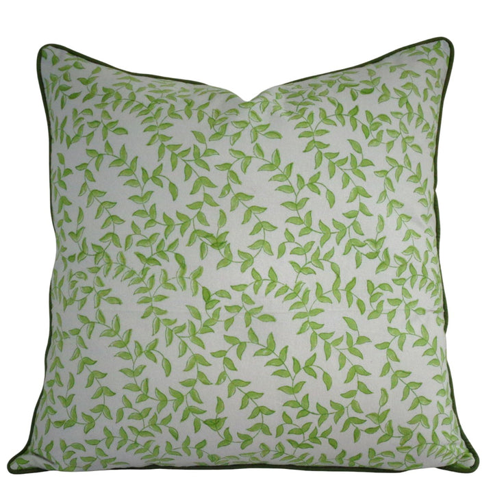 Tally Green/White Cushion Cover
