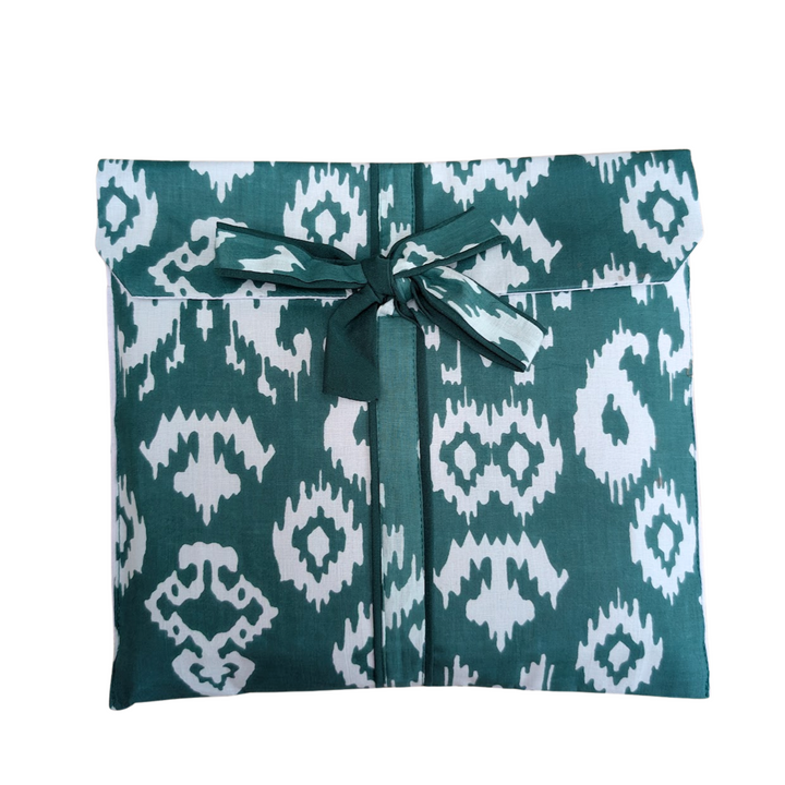 Green Ikat Pyjama Set, Long