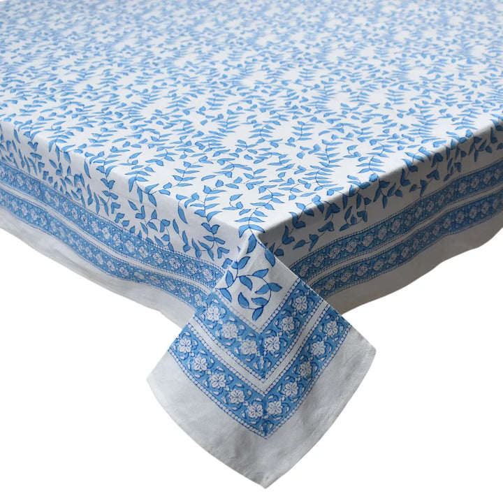 Tally Blue/WHite Rectangular Tablecloth