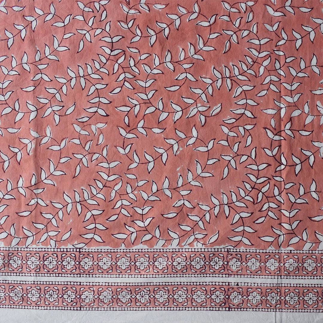 Tally Coral Rectangular Tablecloth