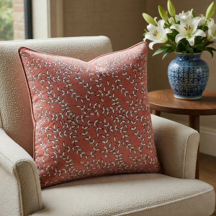 Tally Coral Cushion Cover