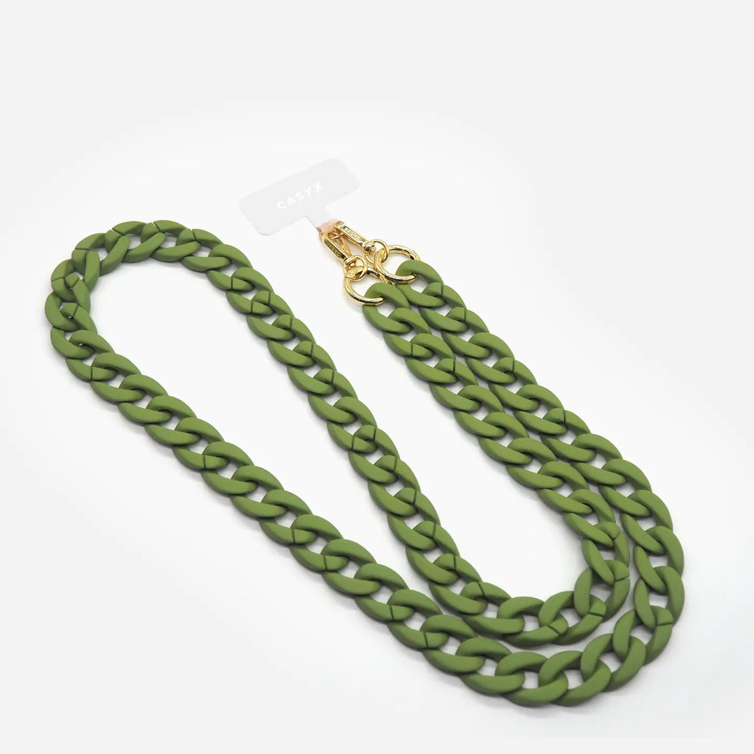 Khaki Phone Chain with Universal Strap – Fits All Cases--LNH Edit
