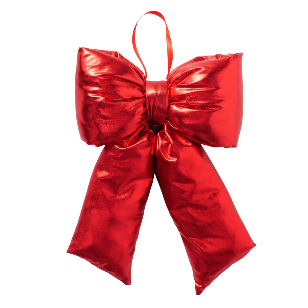 Small metallic red bow decoration from LNH Edit.
