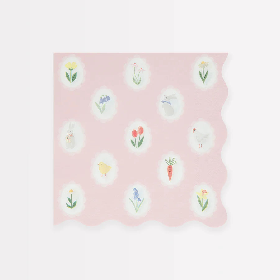 Easter Cameo Large Napkins (x 16)--LNH Edit