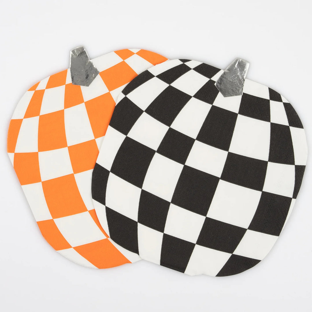 Mod Pumpkin Paper Napkins-Paper Napkins-LNH Edit