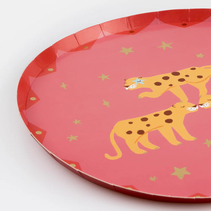 Circus Side Paper Plates, Set of 8