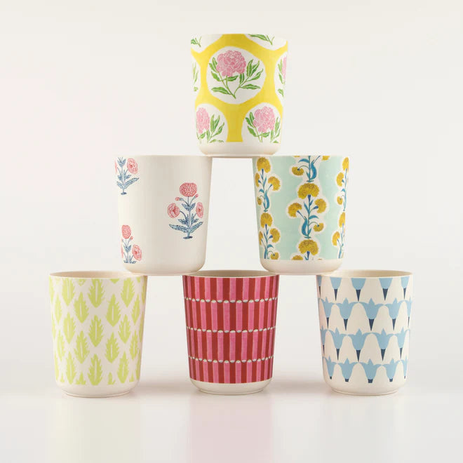 Meri Meri x Molly Mahon Recycled Plastic Cups