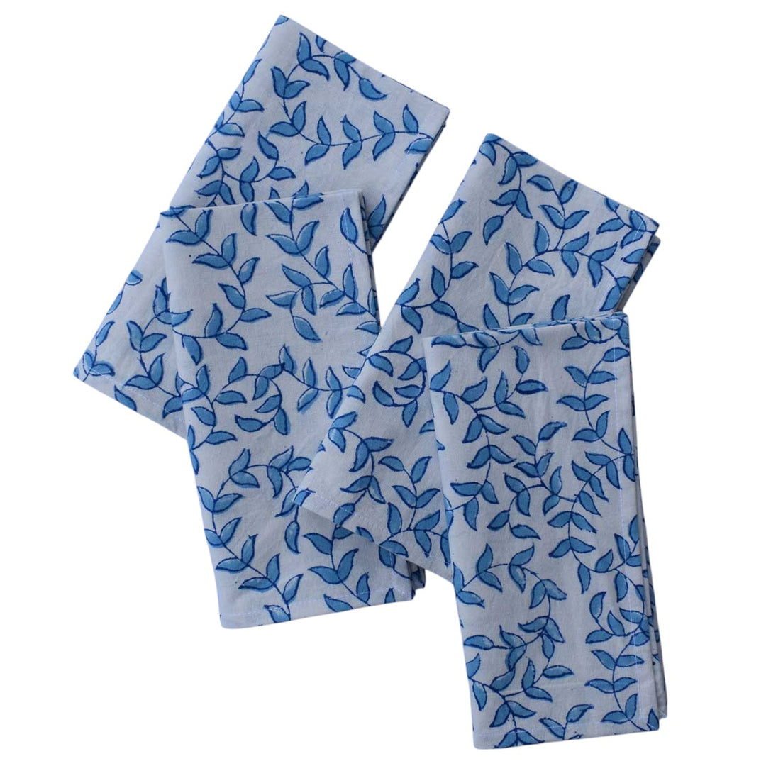 Tally Blue/ White Napkin, Set of 4
