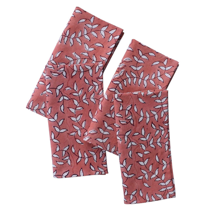 Tally Coral Napkin, Set of 4