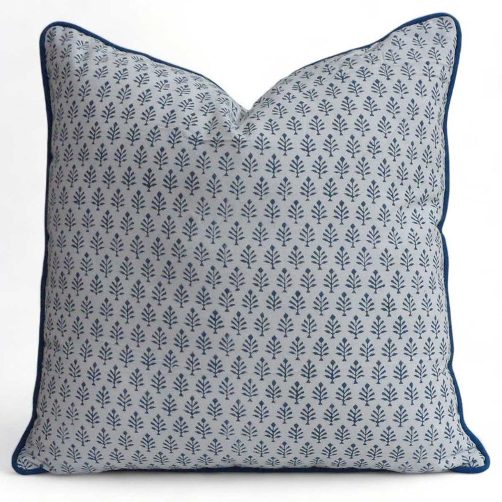 Sofia Blue Cushion Cover-Cushion Covers-LNH Edit