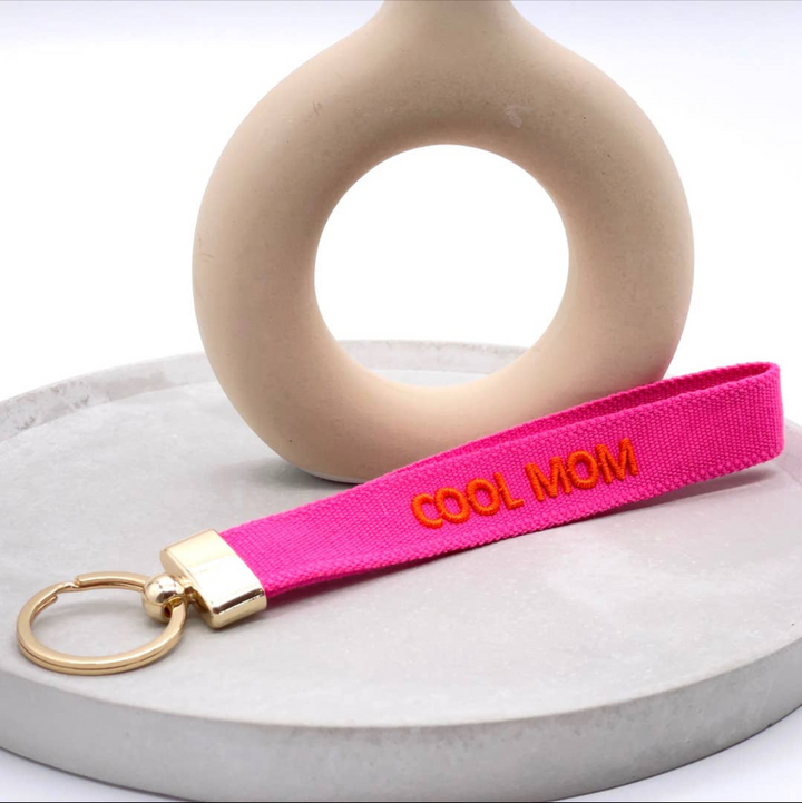 Cool Mom Woven Keyring-Keyrings-LNH Edit