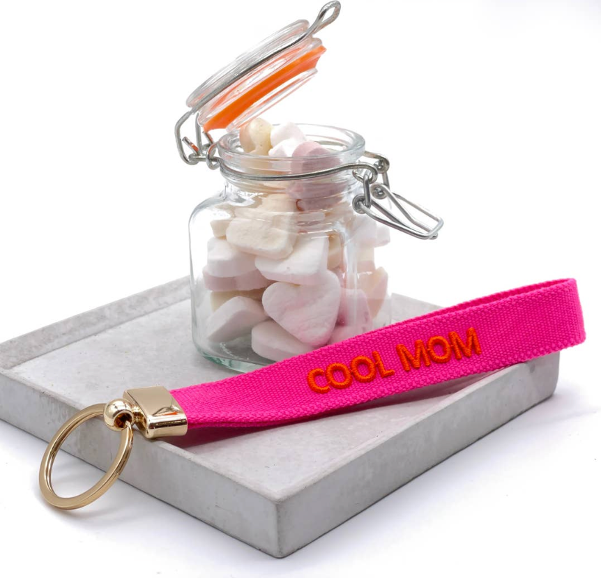 Cool Mom Woven Keyring-Keyrings-LNH Edit