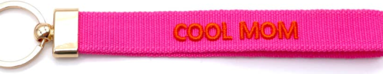 Cool Mom Woven Keyring-Keyrings-LNH Edit