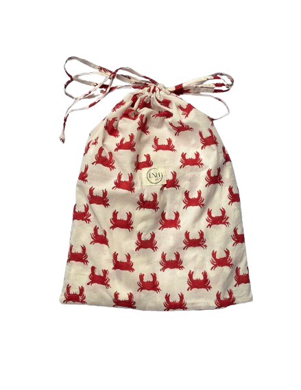 Red Crab Cotton Pyjama Gift Set – 100% Cotton Coastal Sleepwear--LNH Edit