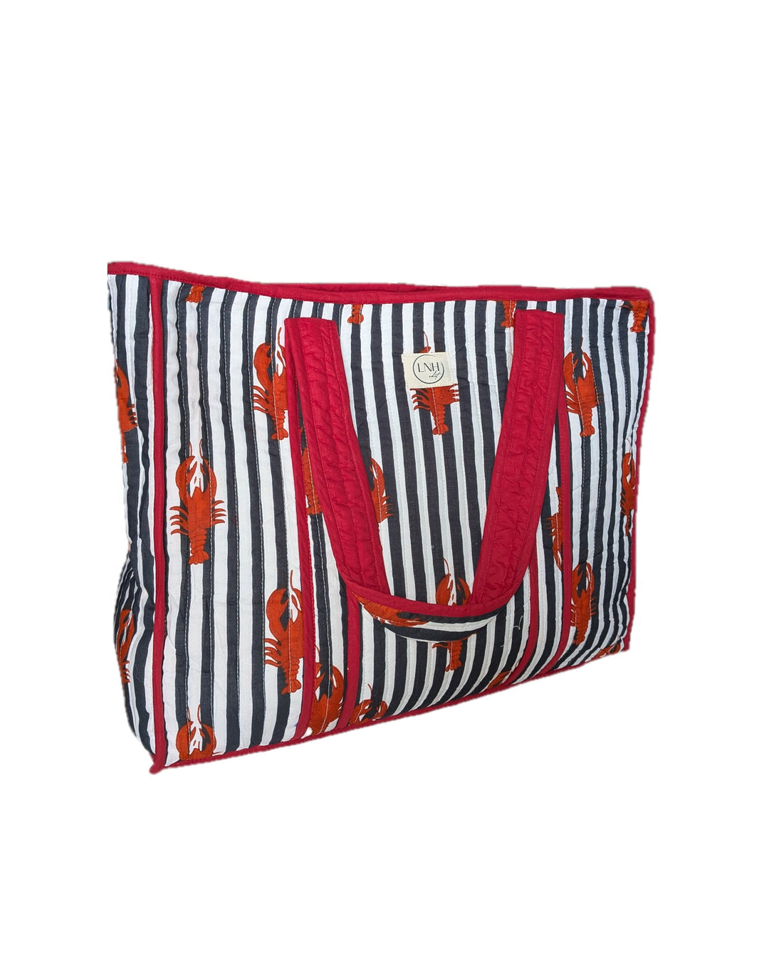 Stripe lobster Tote