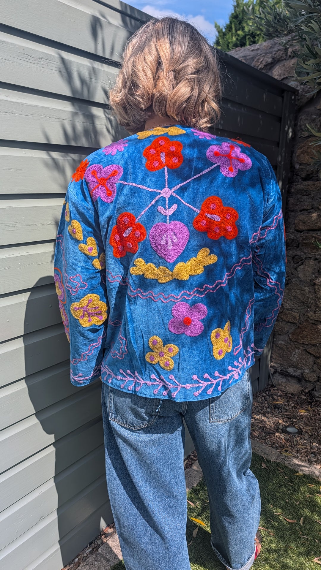 Embroidered Velvet Suzani Jacket | No. 066