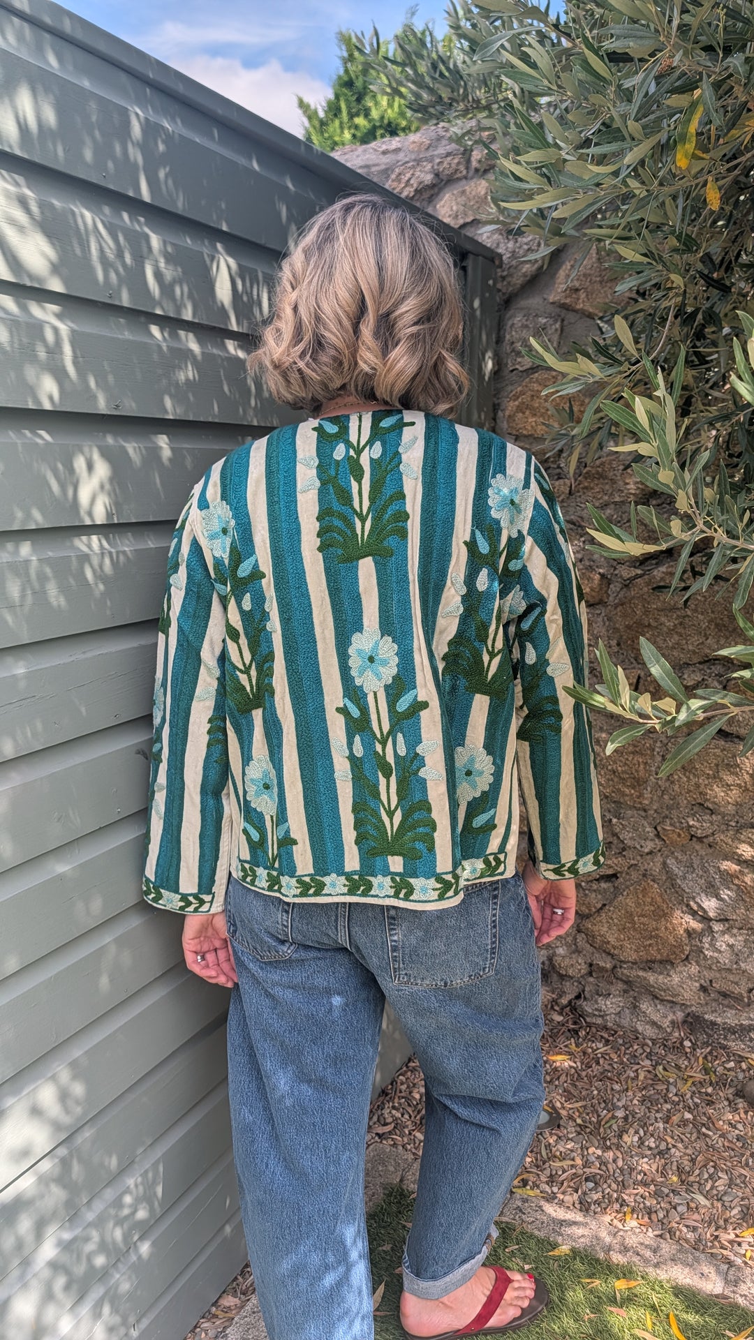 Embroidered Velvet Suzani Jacket | No. 068