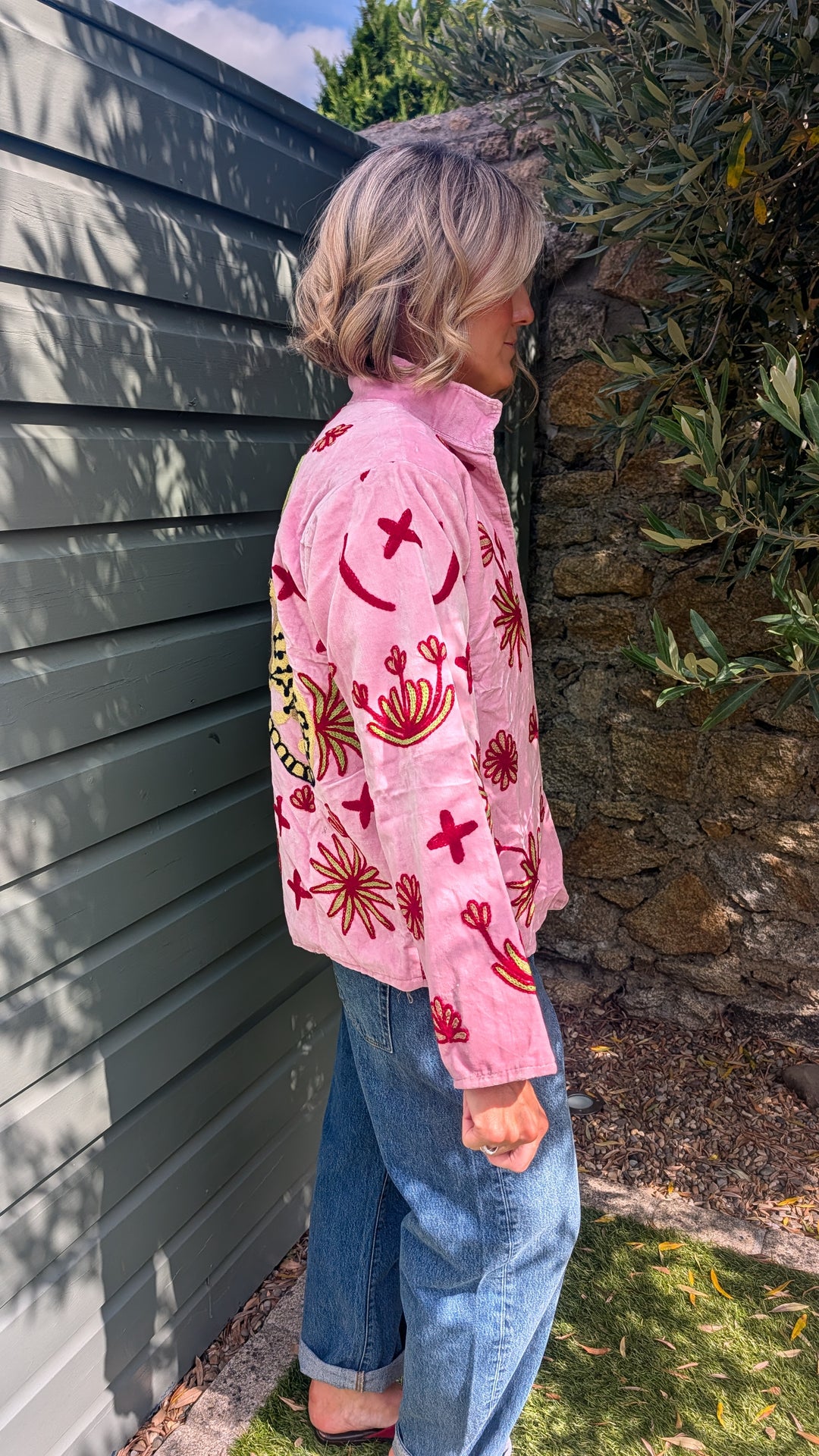 Embroidered Velvet Suzani Jacket | No. 067