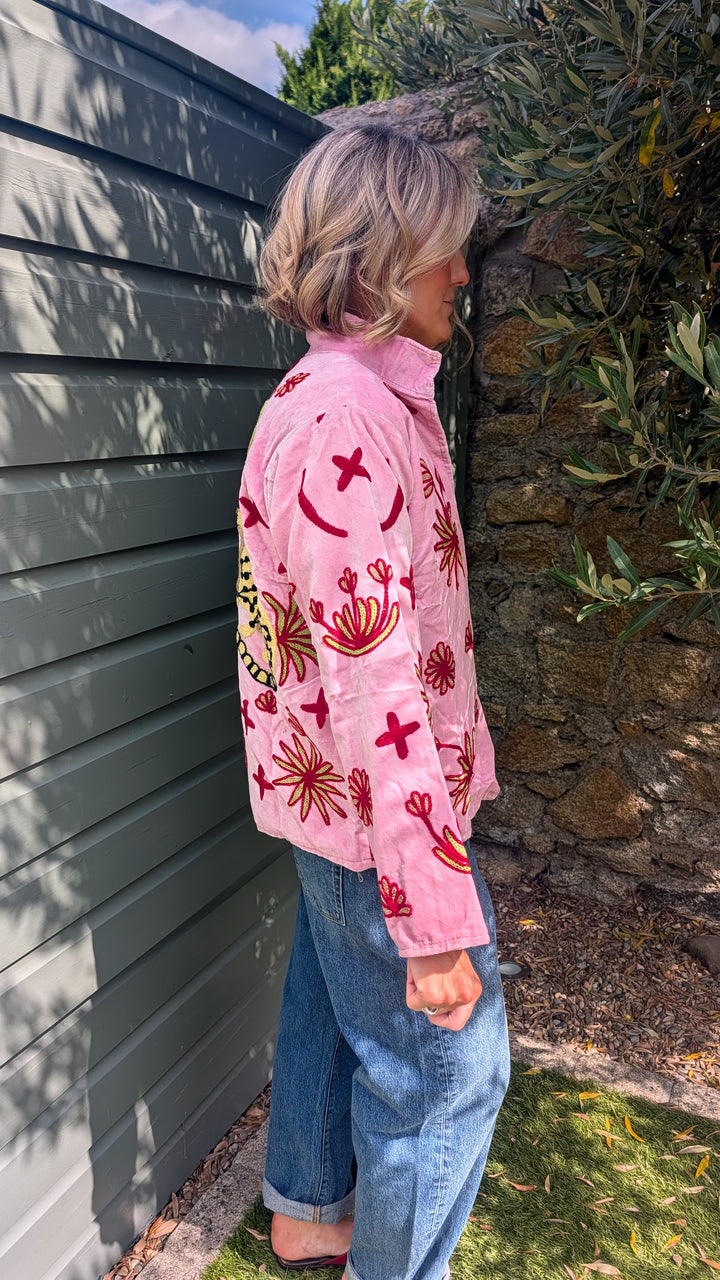 Embroidered Velvet Suzani Jacket | No. 067