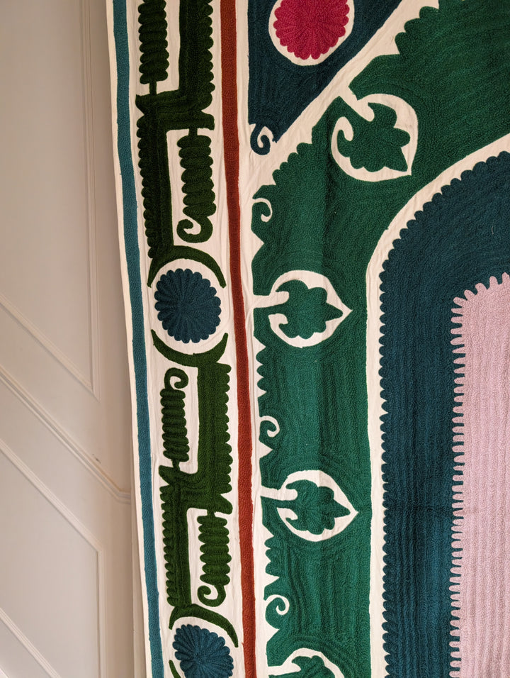 Suzani 020, Bold Greens