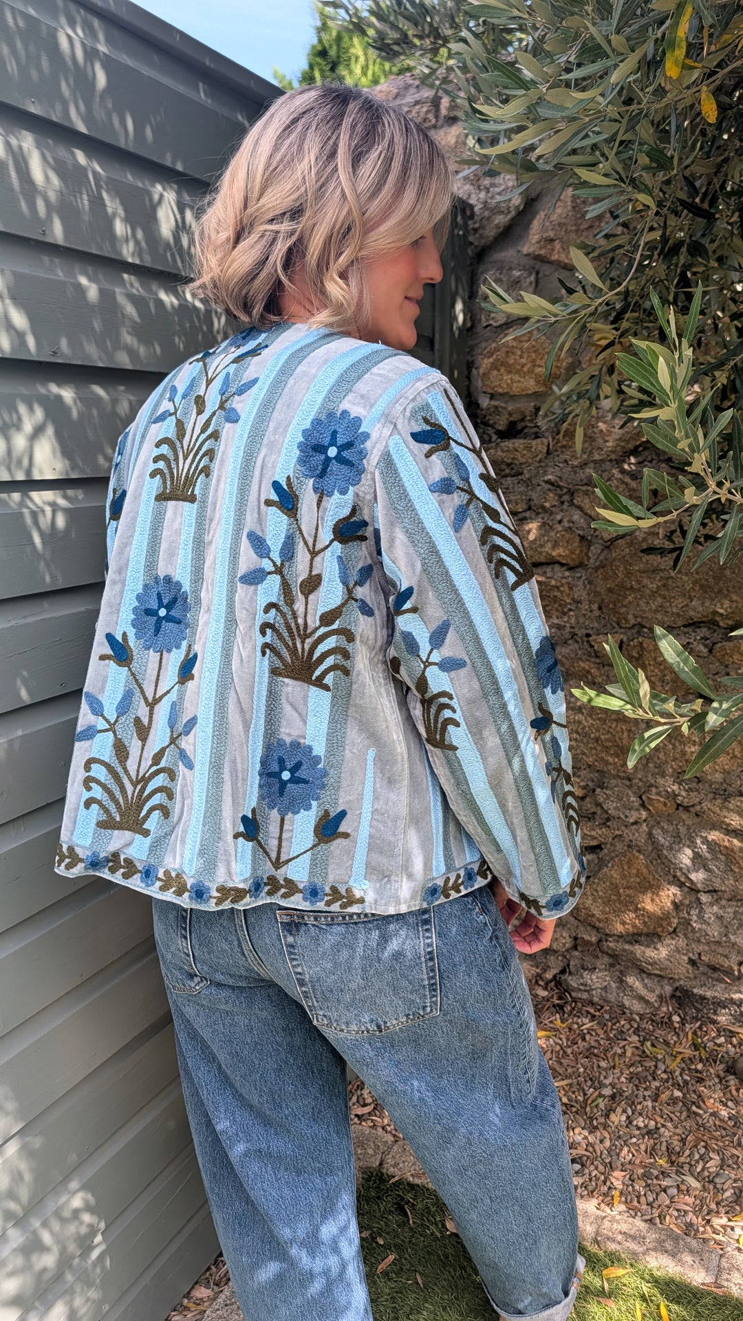 Embroidered Velvet Suzani Jacket | No. 063