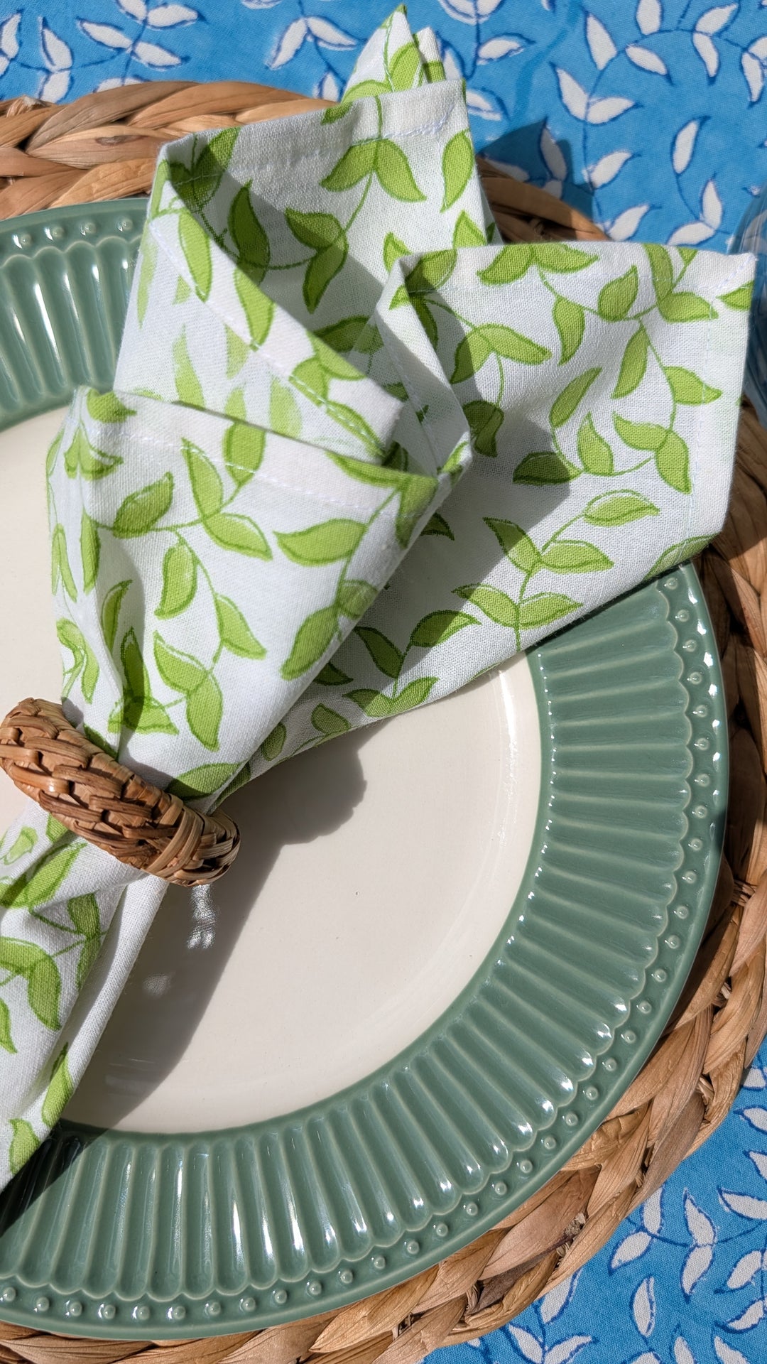 Tally Green Napkin, Set of 4