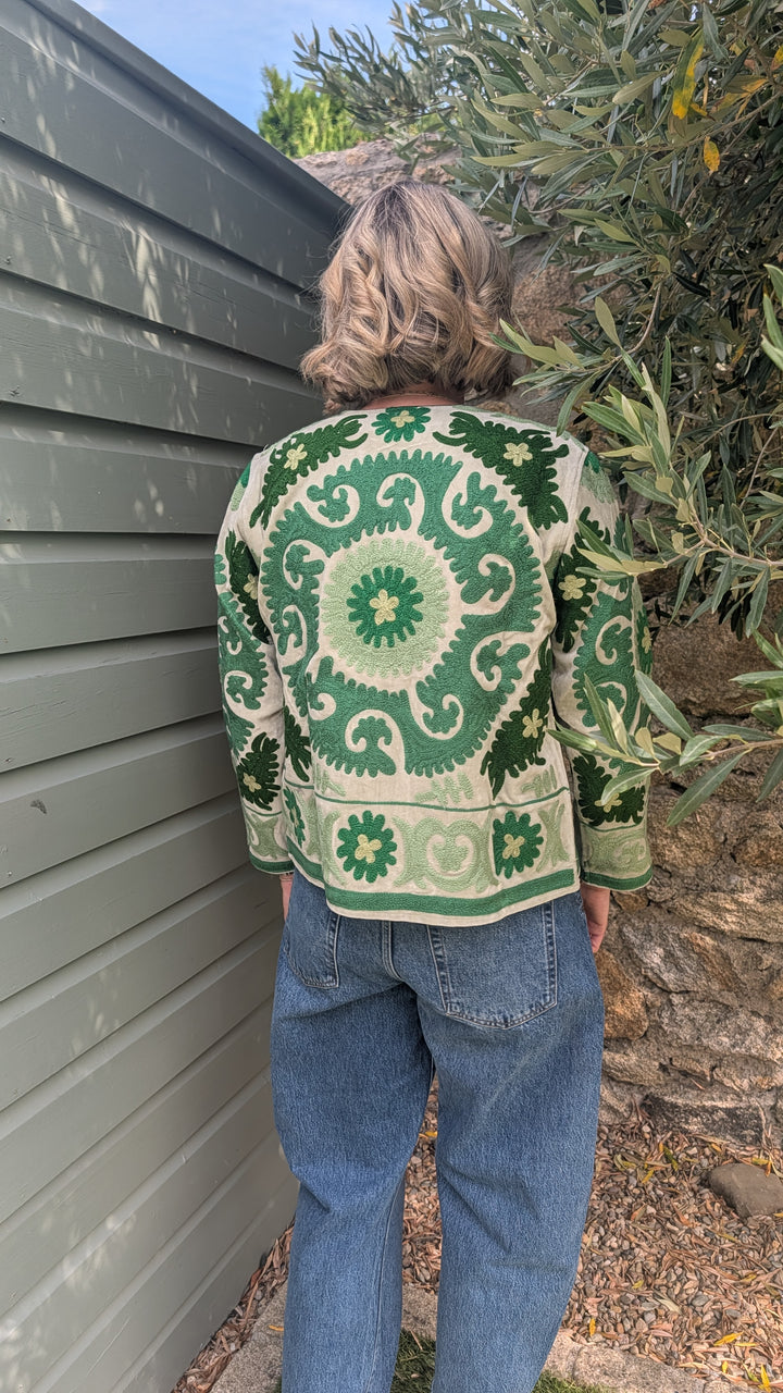 Embroidered Velvet Suzani Jacket | No. 062