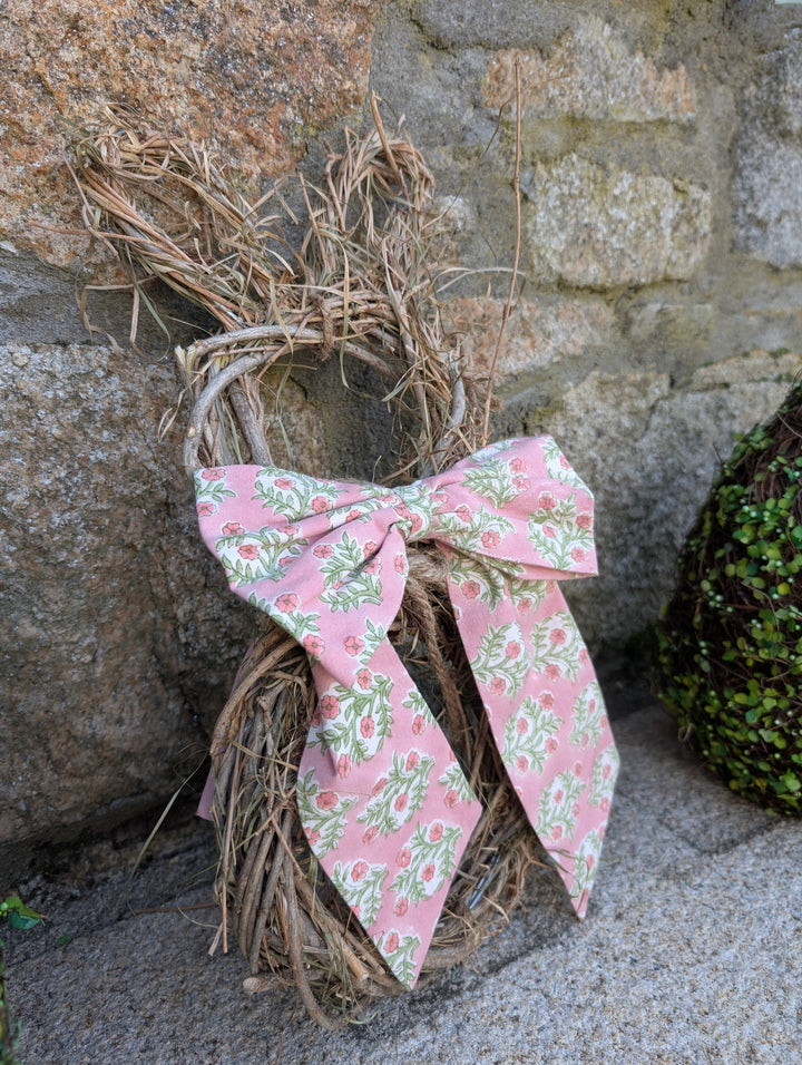 Emily Pink Handmade Bow, 2 sizes-Napkin Rings-LNH Edit