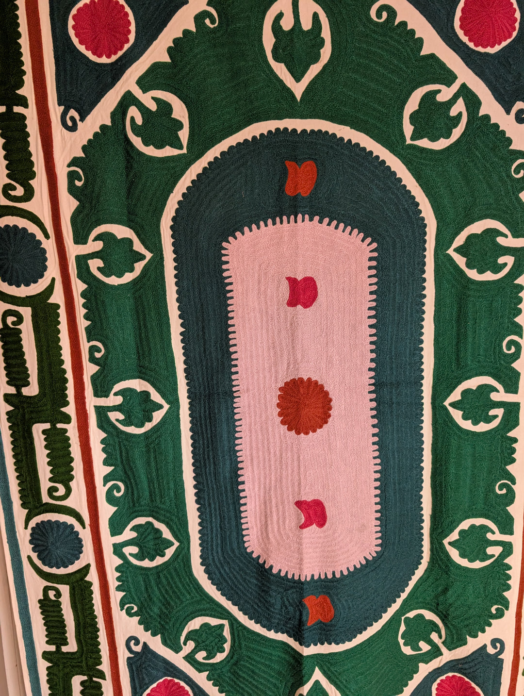 Suzani 020, Bold Greens