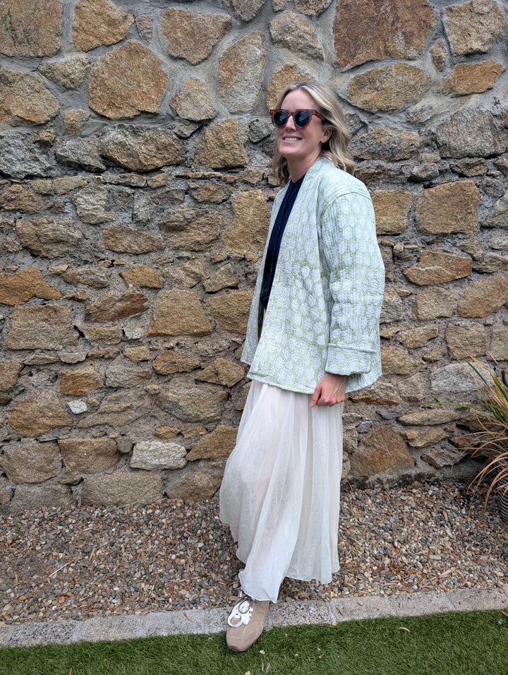 Lory Green Quilted Jacket