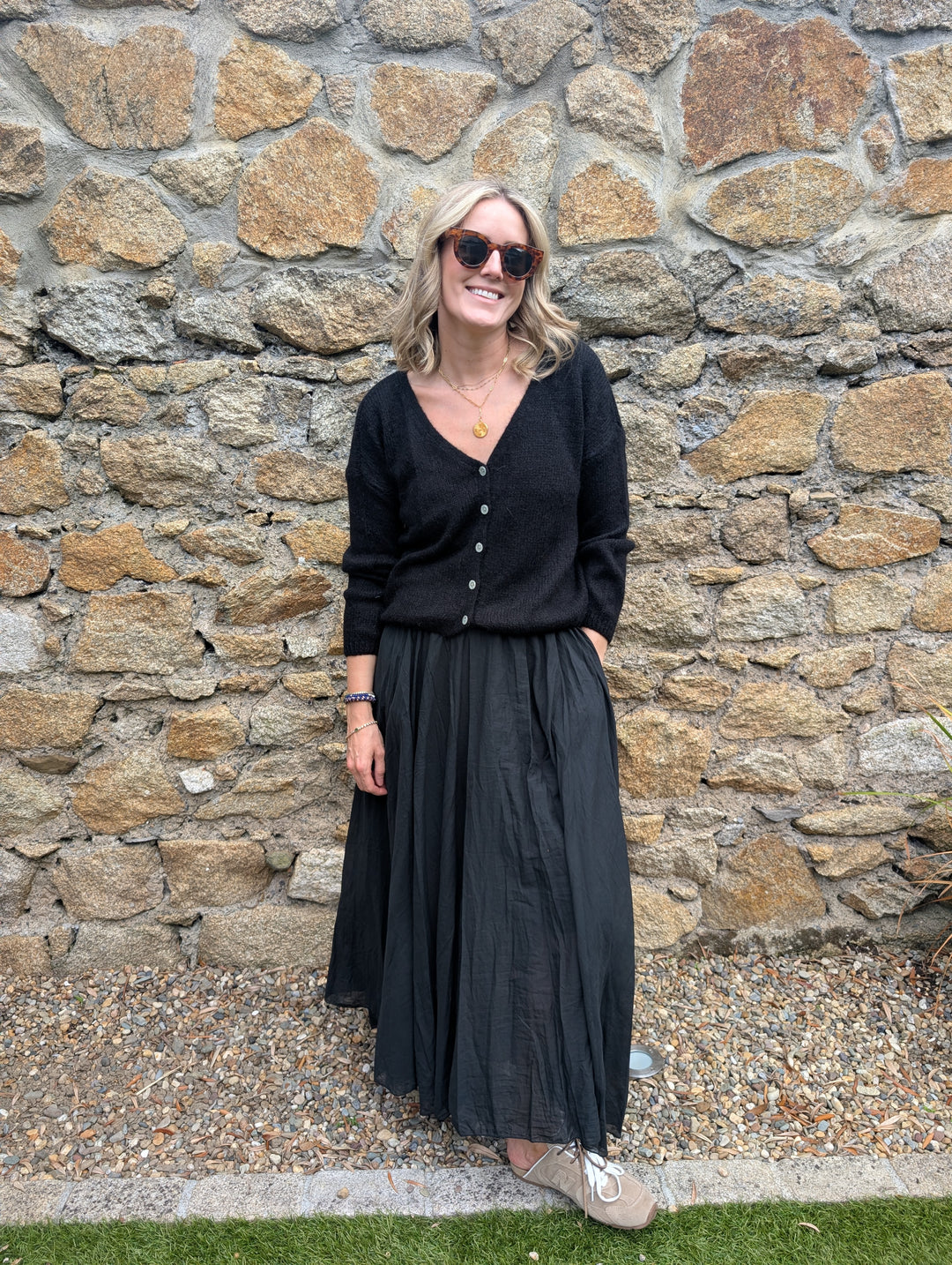 Maxi skirt Black--LNH Edit