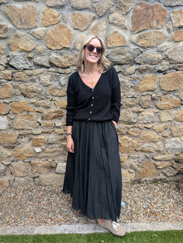 Maxi skirt Black--LNH Edit
